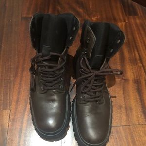 Prada Men's Leather Ankle Boots
